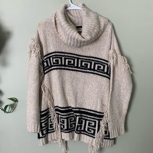 Beautiful Western Turtle Neck Sweater